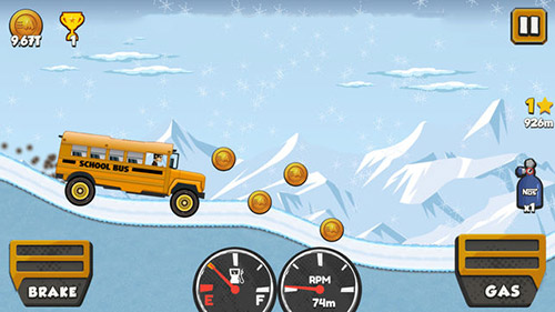Gameplay of the Nonstop crazy cars for Android phone or tablet.