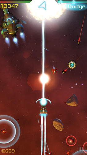Gameplay of the Nova escape: Space runner for Android phone or tablet.