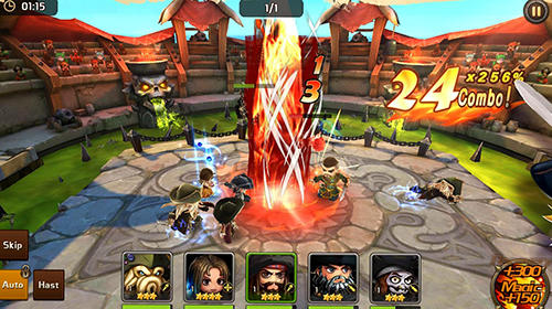 Gameplay of the Ocean raider: Captain's wrath for Android phone or tablet.