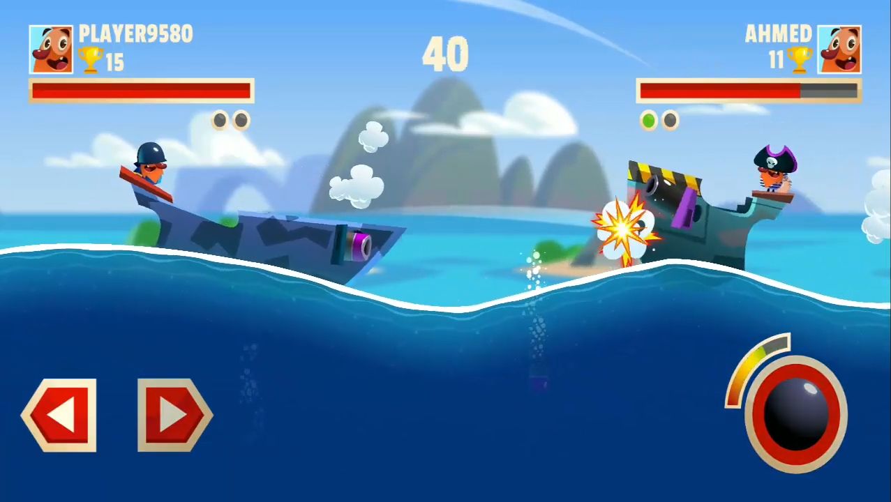 Gameplay of the Oceans of Steel for Android phone or tablet.