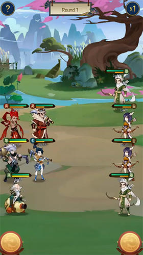 Gameplay of the Ode to heroes for Android phone or tablet.