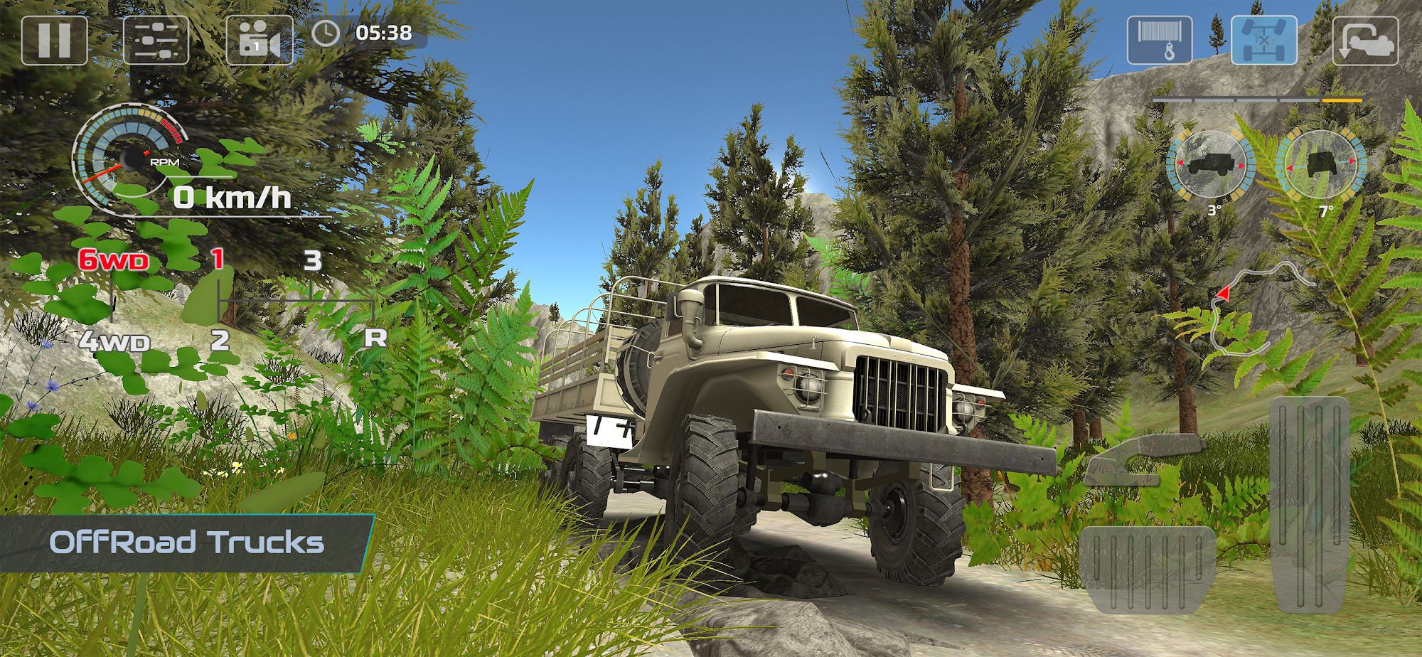 Gameplay of the OffRoad Drive Pro for Android phone or tablet.