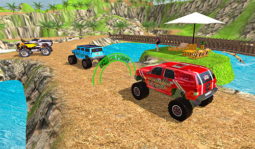 Gameplay of the Offroad grand monster truck hill drive for Android phone or tablet.