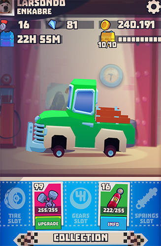 Gameplay of the Offroad match for Android phone or tablet.