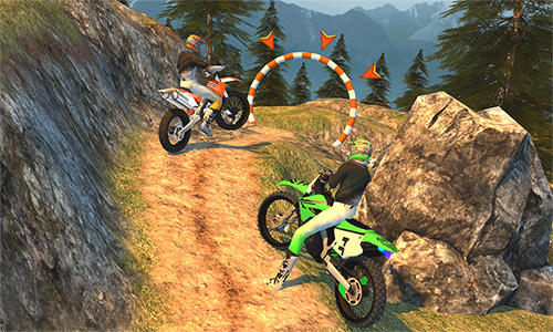 Gameplay of the Offroad moto bike racing games for Android phone or tablet.