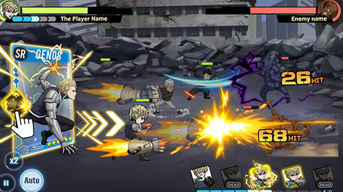 Gameplay of the One punch man: Road to hero for Android phone or tablet.
