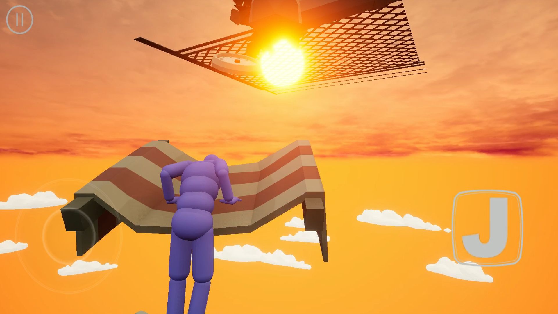Gameplay of the Only Up! Parkour Ragdoll for Android phone or tablet.