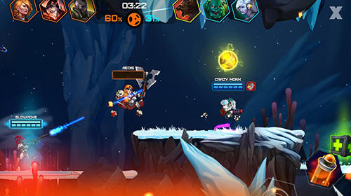 Gameplay of the Onraid for Android phone or tablet.