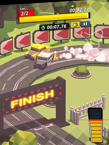 Gameplay of the Onslot car for Android phone or tablet.