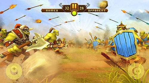 Gameplay of the Orcs epic battle simulator for Android phone or tablet.