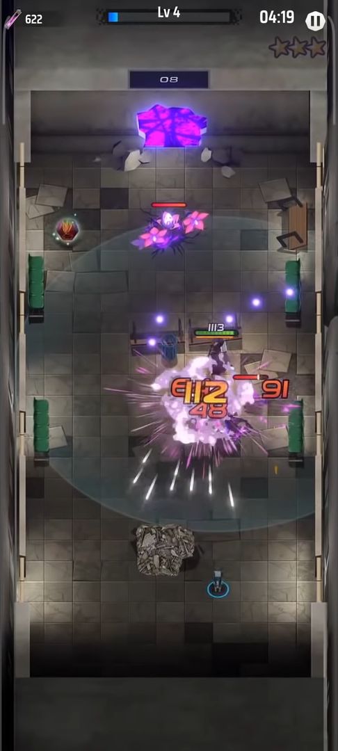 Gameplay of the OrderZero for Android phone or tablet.