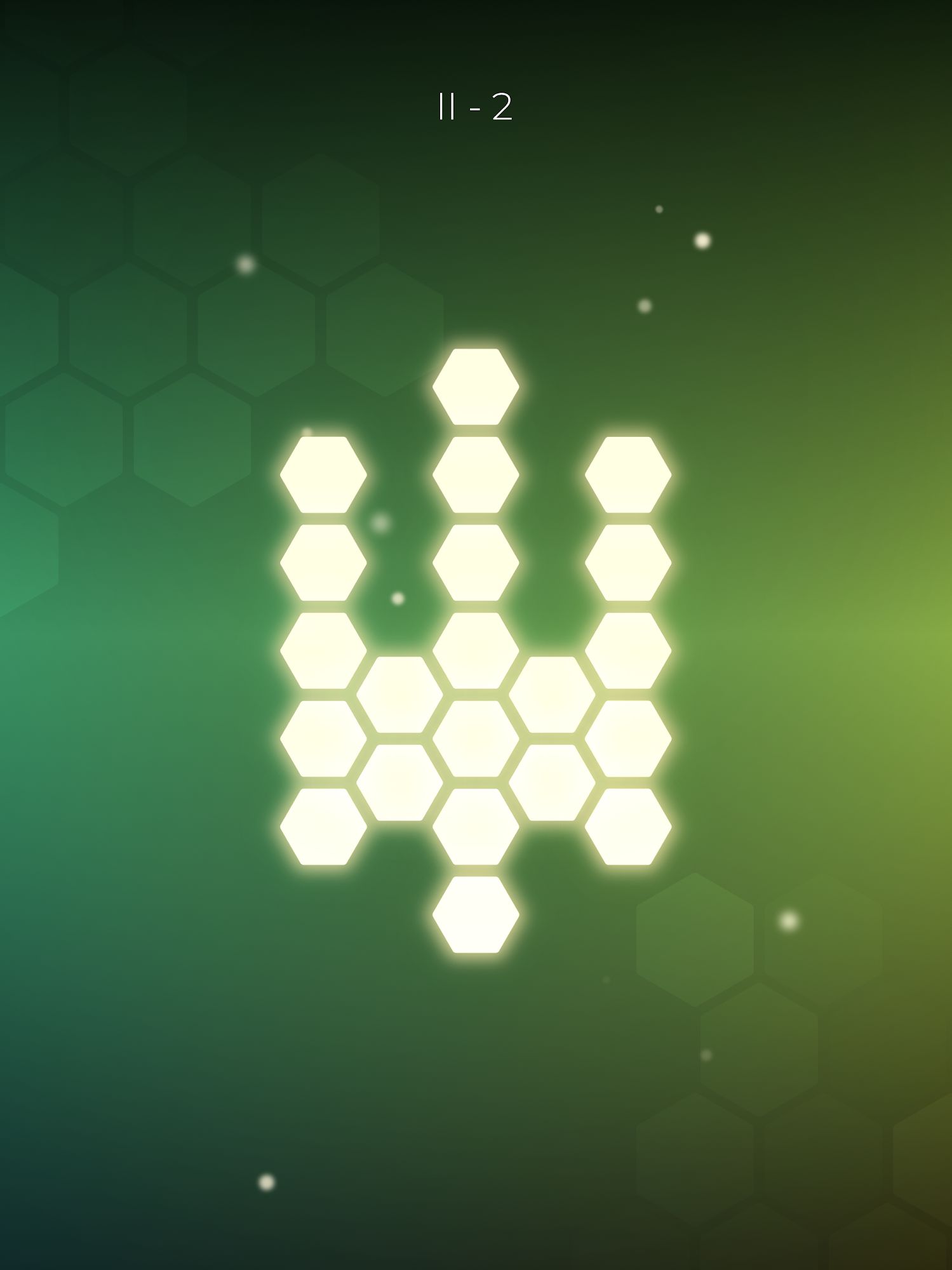 Gameplay of the Orixo Hex for Android phone or tablet.