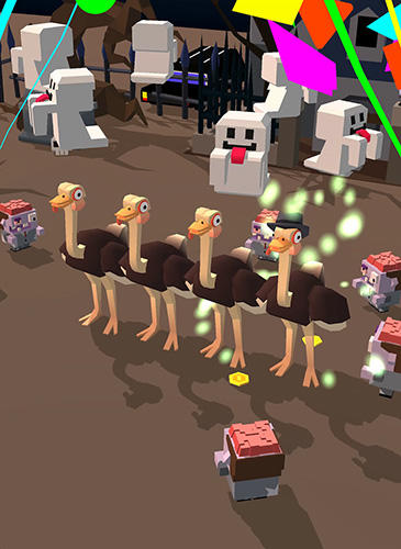 Gameplay of the Ostrich among us for Android phone or tablet.