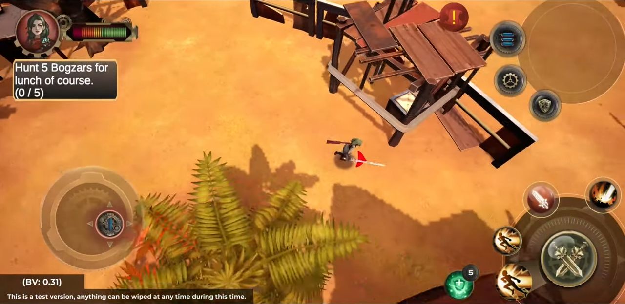 Gameplay of the Outland Odyssey for Android phone or tablet.