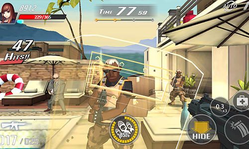 Gameplay of the Over touch for Android phone or tablet.