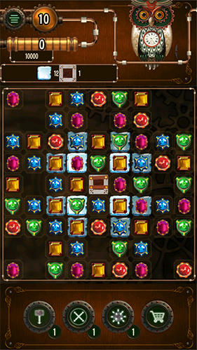 Gameplay of the Owl adventures: Match 3 for Android phone or tablet.