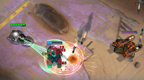 Gameplay of the Panzer league for Android phone or tablet.