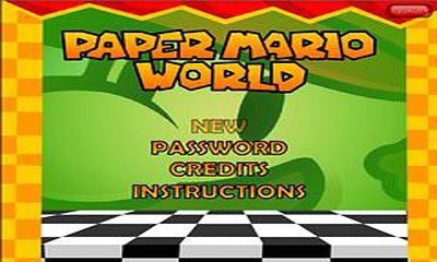 Full version of Android Arcade game apk Paper World Mario for tablet and phone.