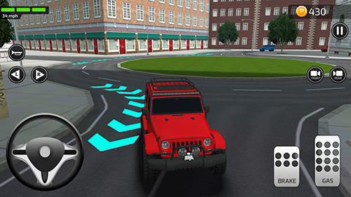 Gameplay of the Parking frenzy 3D simulator for Android phone or tablet.