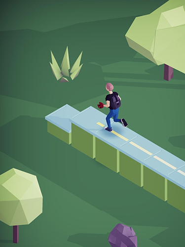 Gameplay of the Path: Adventure puzzle for Android phone or tablet.