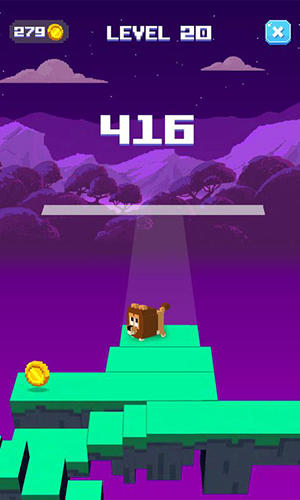 Gameplay of the Path hopper for Android phone or tablet.