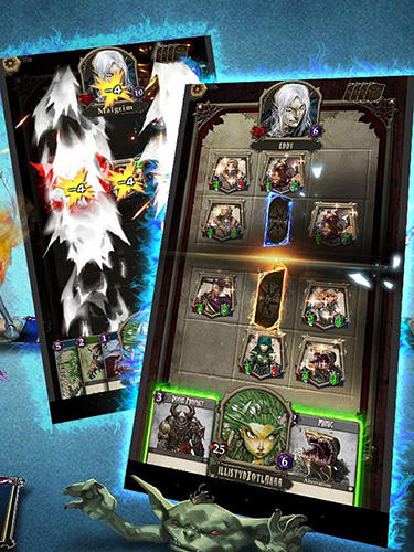Gameplay of the Pathfinder duels for Android phone or tablet.