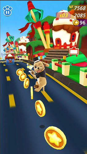 Gameplay of the Paw runner: Puppy for Android phone or tablet.