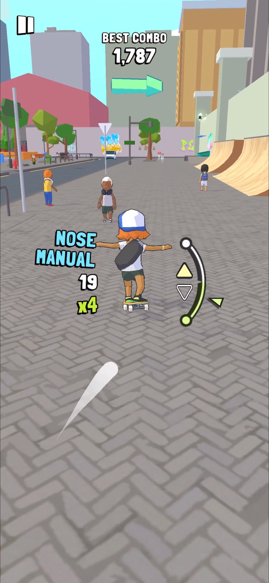Gameplay of the Perfect Grind for Android phone or tablet.
