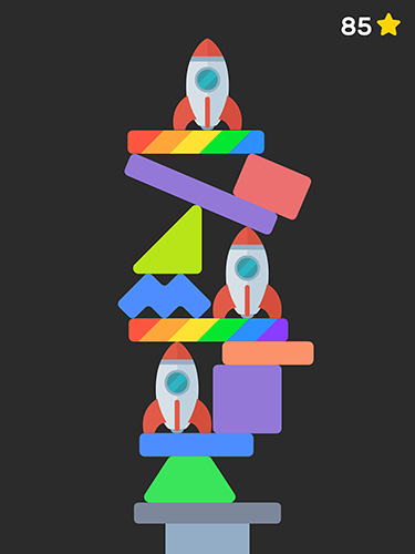 Gameplay of the Perfect tower for Android phone or tablet.