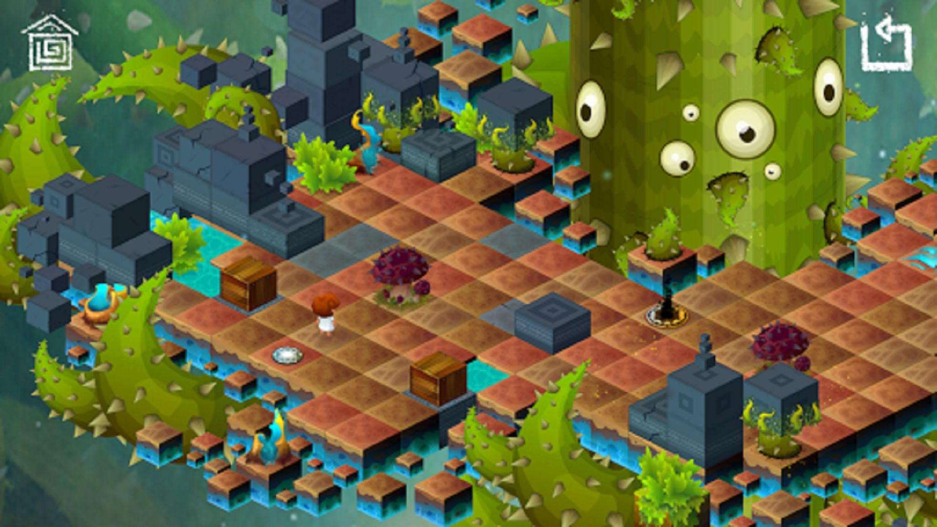 Gameplay of the Persephone - A Puzzle Game for Android phone or tablet.