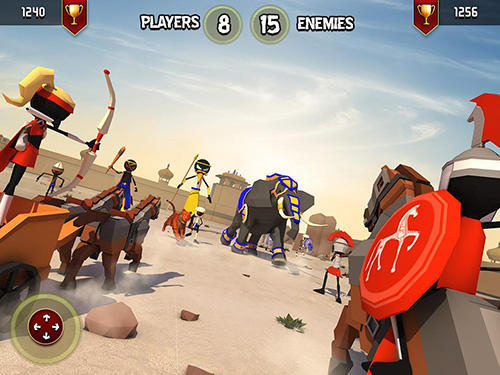 Gameplay of the Persian rise up battle sim for Android phone or tablet.