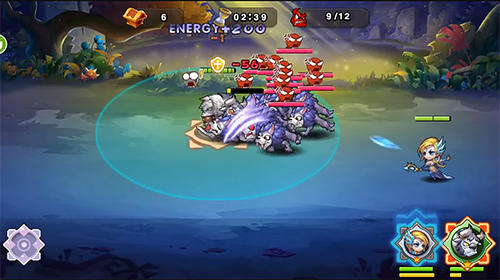 Gameplay of the Petite warriors for Android phone or tablet.