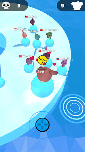 Gameplay of the Petwar.io for Android phone or tablet.