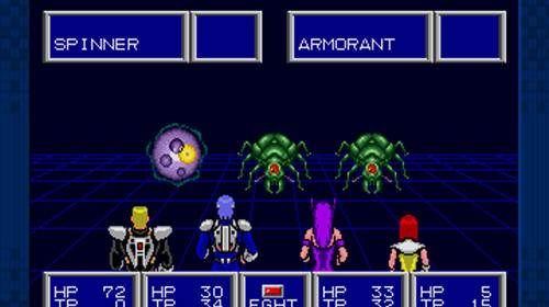 Gameplay of the Phantasy star 2 for Android phone or tablet.