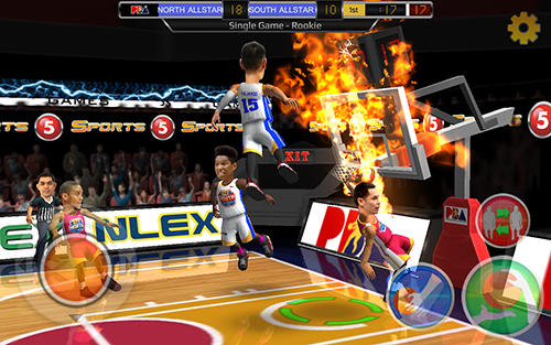 Gameplay of the Philippine slam! Basketball for Android phone or tablet.
