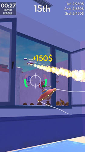 Gameplay of the Pilot royale for Android phone or tablet.