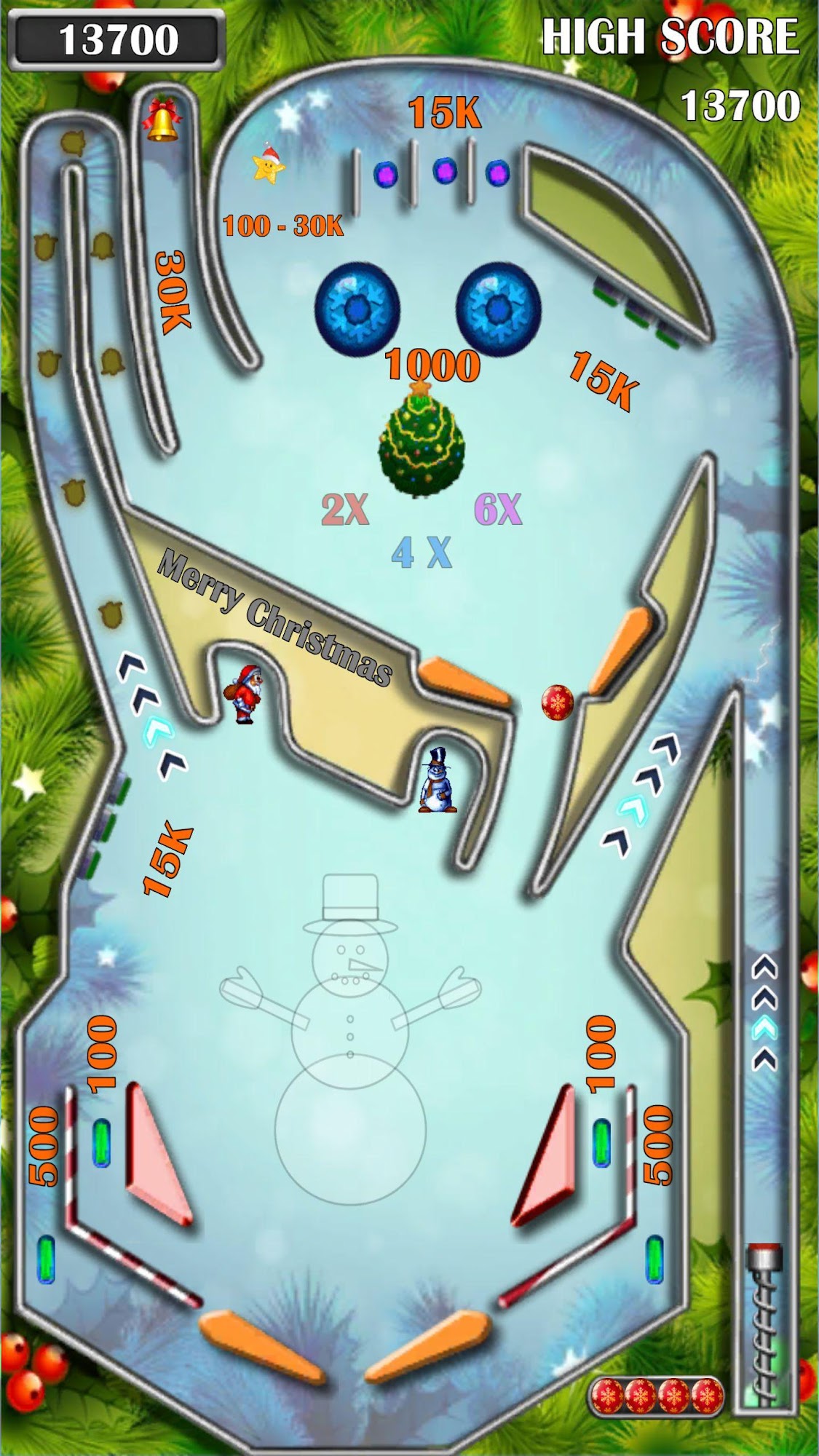 Gameplay of the Pinball Flipper Classic Arcade for Android phone or tablet.
