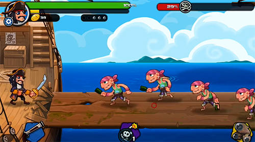 Gameplay of the Pirate defender: Strategy Captain TD for Android phone or tablet.