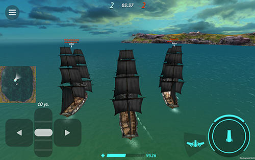 Gameplay of the Pirate round for Android phone or tablet.