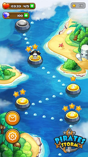 Full version of Android apk app Pirates storm: Naval battles for tablet and phone.