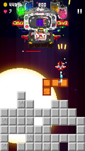 Gameplay of the Pixel craft: Space shooter for Android phone or tablet.