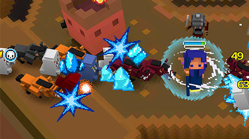 Gameplay of the Pixel knights for Android phone or tablet.