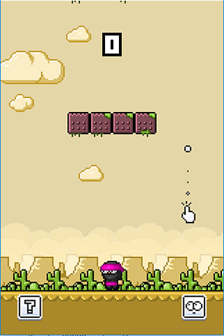 Gameplay of the Pixel sky for Android phone or tablet.