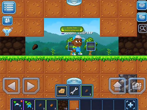 Gameplay of the Pixel worlds for Android phone or tablet.