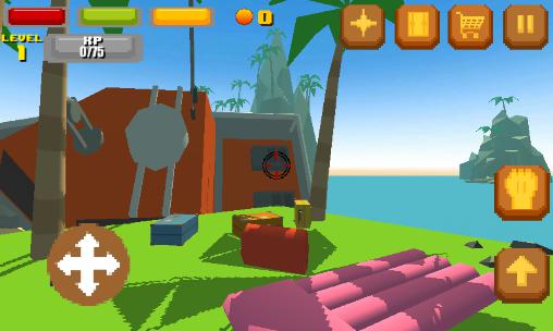Full version of Android apk app Pixel island survival 3D for tablet and phone.