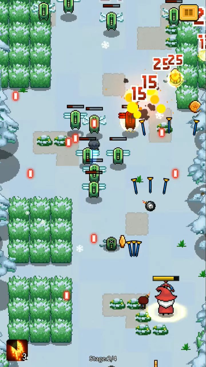 Gameplay of the Pixelite Rogues for Android phone or tablet.