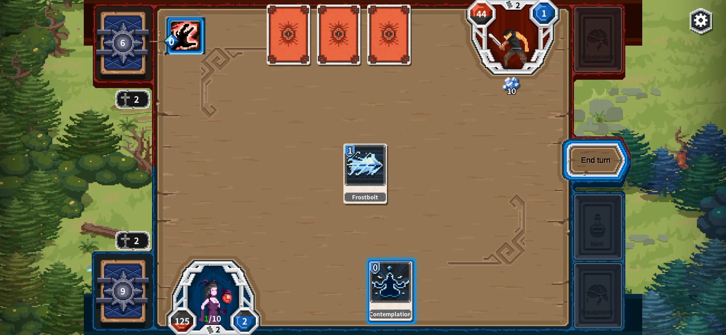 Gameplay of the Pixelverse - Deck Heroes for Android phone or tablet.