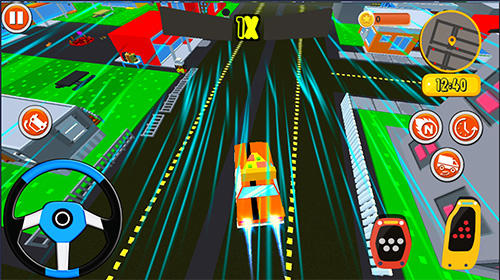 Gameplay of the Pizza city driver for Android phone or tablet.