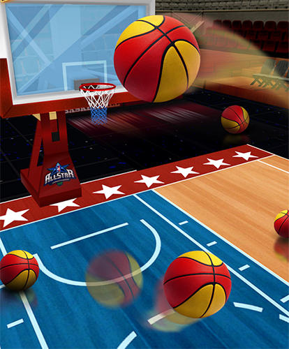 Gameplay of the Pocket basketball: All star for Android phone or tablet.