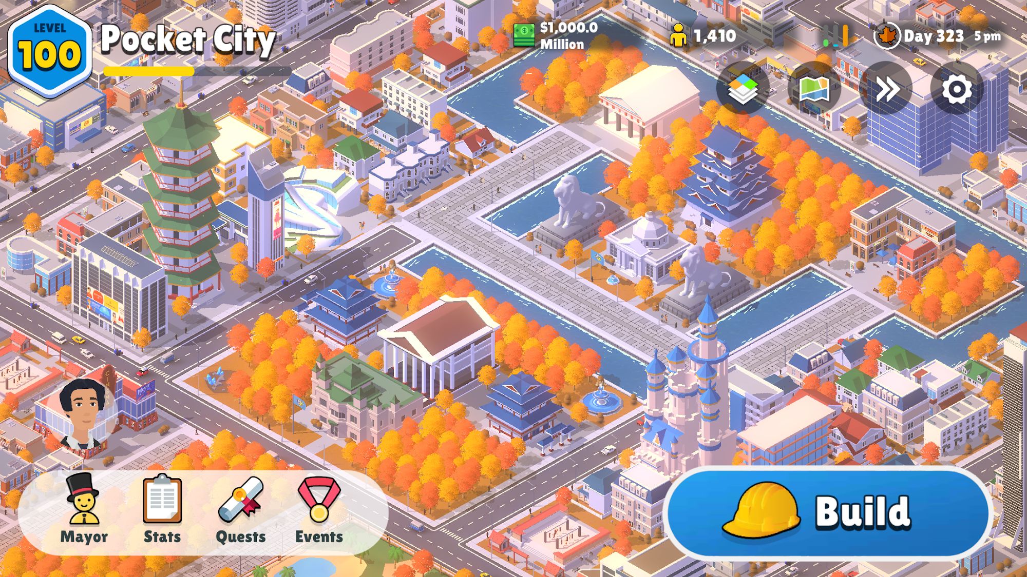Gameplay of the Pocket City 2 for Android phone or tablet.
